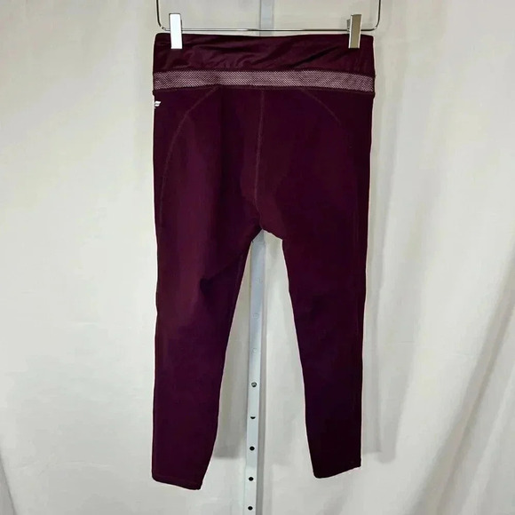2/$30 Powerhold by Fabletics Medium Burgundy Leggings Yoga Athletic Athleisure - Picture 2 of 9